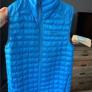 Merrell Vibrant Blue Quilted Vest
